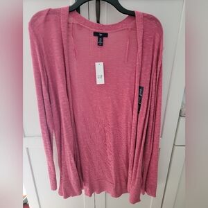 GAP cardigan coral pink size XL